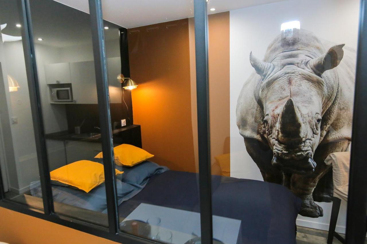 Le Rhinoceros, T1 Hypercentre Chic Et Cosy, Wifi Par Sovalfi Apartment Saint-Etienne  Exterior photo